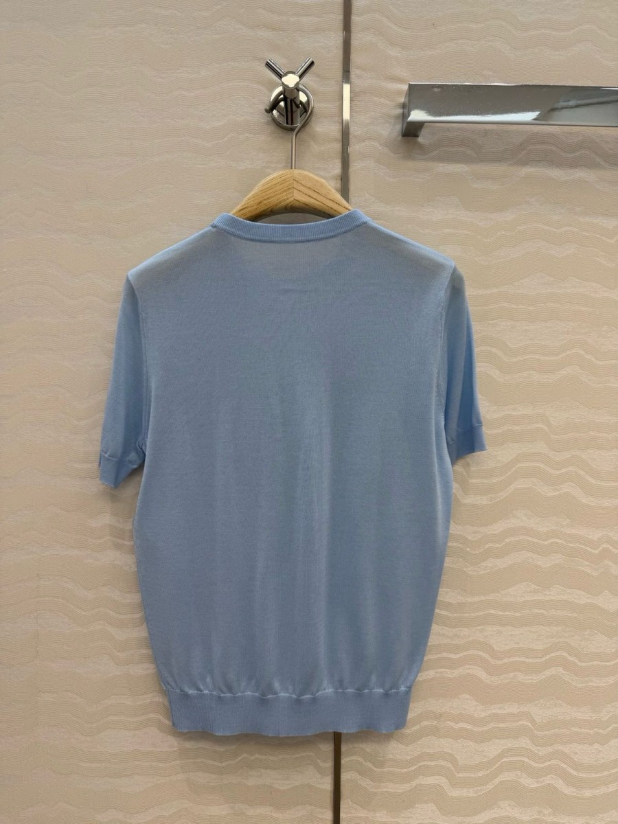 Женская трикотажная футболка Christian Dior Женская трикотажная футболка Christian Dior