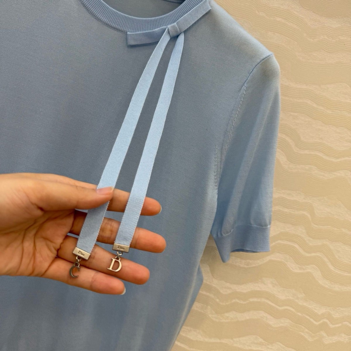 Женская трикотажная футболка Christian Dior Женская трикотажная футболка Christian Dior