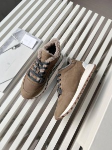 Кроссовки на меху Brunello Cucinelli