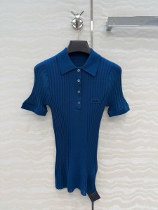 Трикотажная футболка Miu Miu