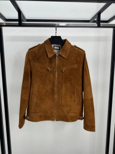 Мужская замшевая куртка Brunello Cucinelli