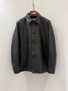 Мужская кожаная куртка Bottega Veneta