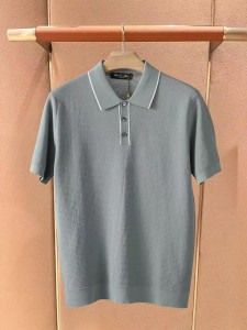Мужское поло Loro Piana серая