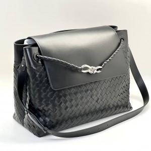 Портфель Bottega Veneta черный