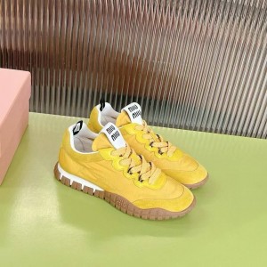 ЖЕНСКИЕ КРОССОВКИ MIU MIU ЖЕЛТЫЕ