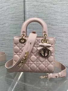 ЖЕНСКАЯ СУМКА LADY DIOR РОЗОВАЯ