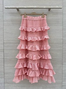 ЖЕНСКАЯ ЮБКА ZIMMERMANN РОЗОВАЯ