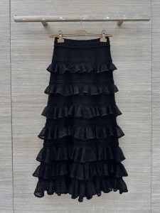 ЖЕНСКАЯ ЮБКА ZIMMERMANN ЧЕРНАЯ