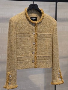 ЖЕНСКИЙ ЖАКЕТ CHANEL ЗОЛОТИСТЫЙ