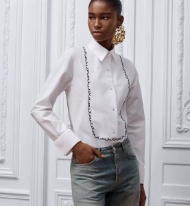 ЖЕНСКАЯ РУБАШКА CHRISTIAN DIOR БЕЛАЯ