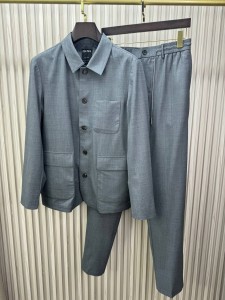 МУЖСКОЙ КОСТЮМ LORO PIANA СЕРЫЙ