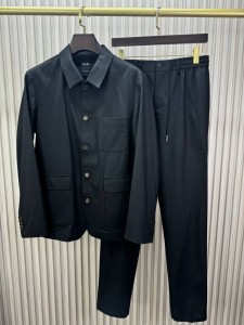 МУЖСКОЙ КОСТЮМ LORO PIANA ЧЕРНЫЙ