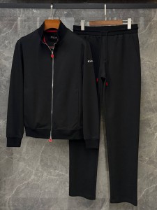 МУЖСКОЙ СПОРТИВНЫЙ КОСТЮМ KITON ЧЕРНЫЙ