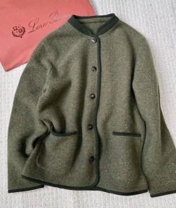 ЖЕНСКИЙ ПИДЖАК LORO PIANA ЗЕЛЕНЫЙ