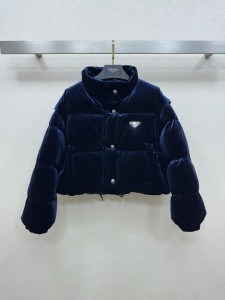 ЖЕНСКИЙ ПУХОВКИ PRADA СИНИЙ