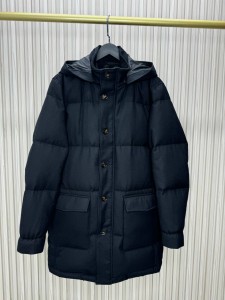 МУЖСКОЙ КАШЕМИРОВЫЙ ПУХОВИК KITON ЧЕРНЫЙ