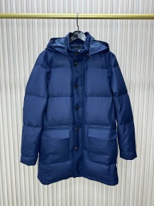 МУЖСКОЙ КАШЕМИРОВЫЙ ПУХОВИК KITON СИНИЙ
