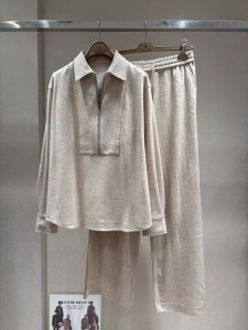 ЖЕНСКИЙ КОСТЮМ BRUNELLO CUCINELLI БЕЖЕВЫЙ