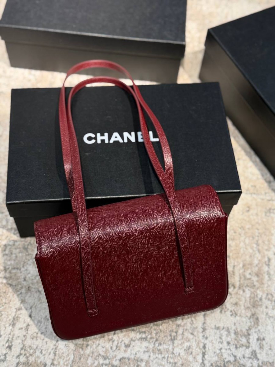 Женская сумка Chanel бордовая Женская сумка Chanel бордовая