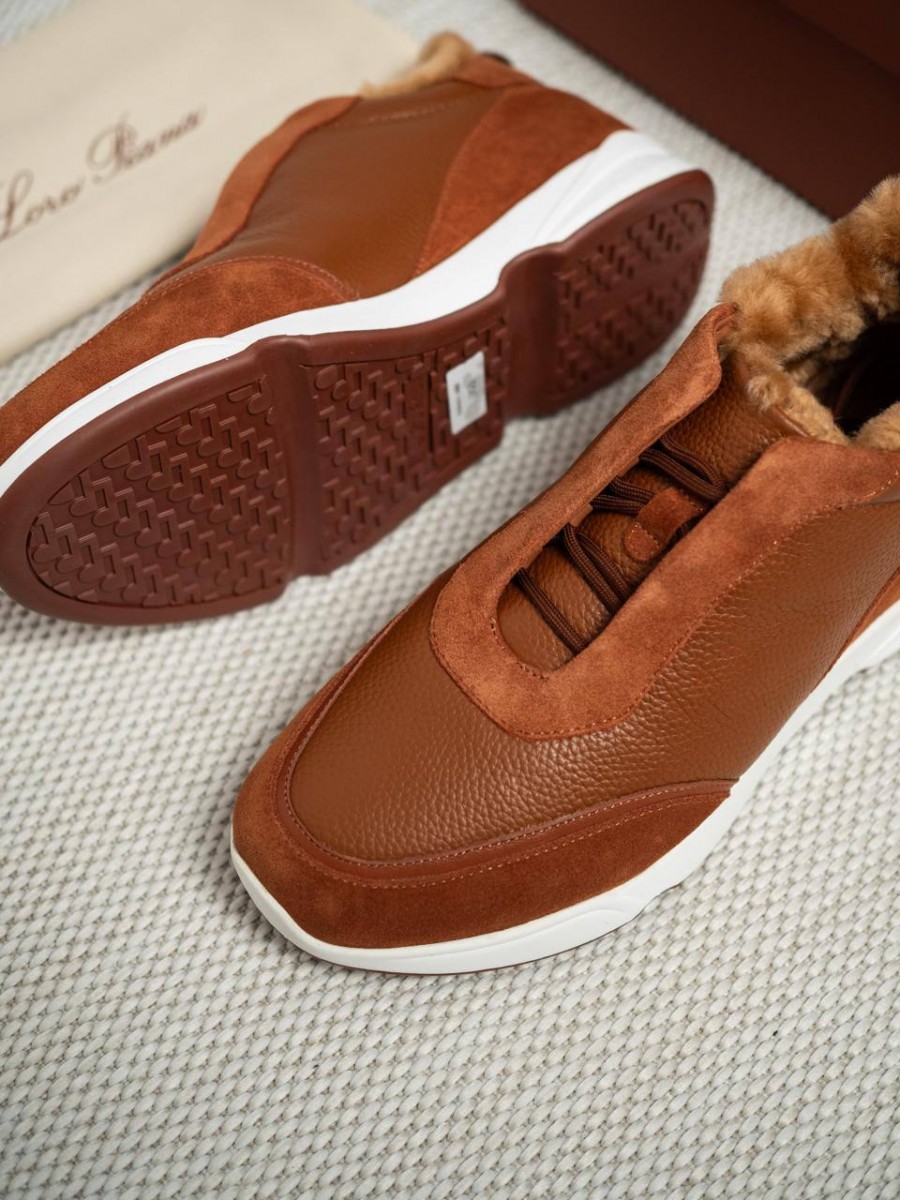 Мужские кроссовки на меху Loro Piana Мужские кроссовки на меху Loro Piana