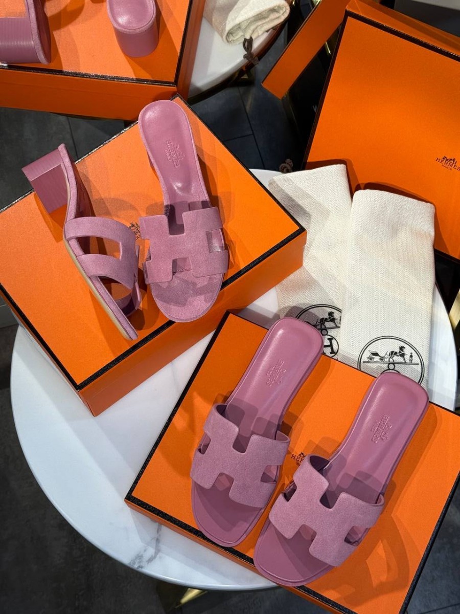 ЖЕНСКИЕ БОСОНОЖКИ HERMES РОЗОВЫЕ ЖЕНСКИЕ БОСОНОЖКИ HERMES РОЗОВЫЕ