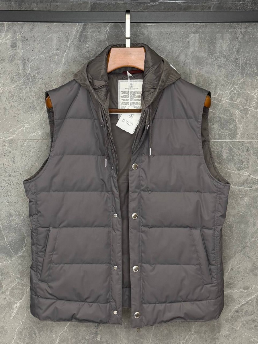 МУЖСКАЯ ЖИЛЕТКА BRUNELLO CUCINELLI МУЖСКАЯ ЖИЛЕТКА BRUNELLO CUCINELLI