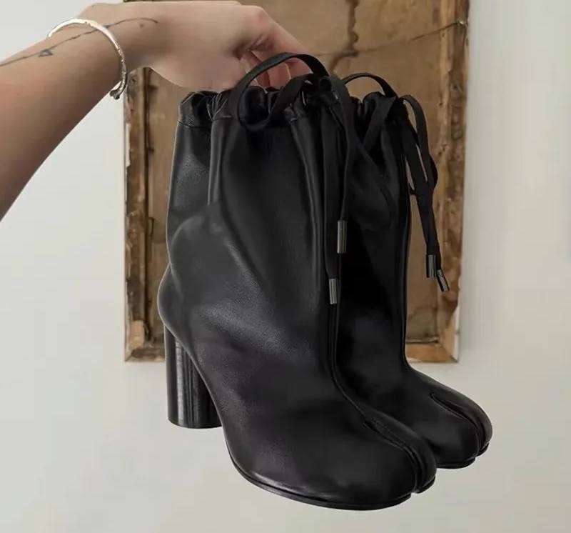ЖЕНСКИЕ БОТИЛЬОНЫ MAISON MARGIELA ЧЕРНЫЕ ЖЕНСКИЕ БОТИЛЬОНЫ MAISON MARGIELA ЧЕРНЫЕ