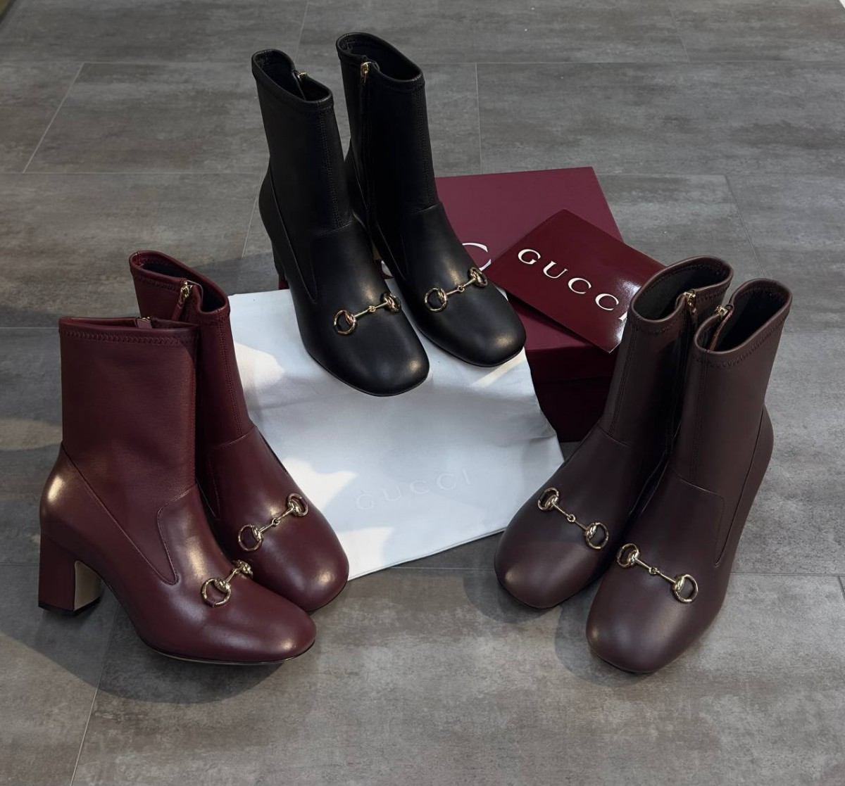 ЖЕНСКИЕ КОЖАНЫЕ БОТИЛЬОНЫ GUCCI БОРДОВЫЕ ЖЕНСКИЕ КОЖАНЫЕ БОТИЛЬОНЫ GUCCI БОРДОВЫЕ