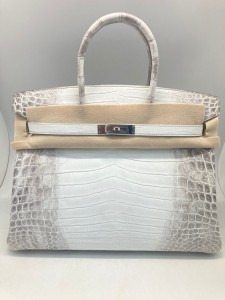 Hermes Birkin 35 cm Himalayan crocodile