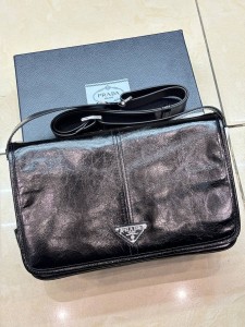 Leather Shoulder Bag Prada