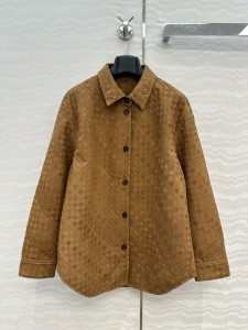 Замшевая рубашка Bottega Veneta