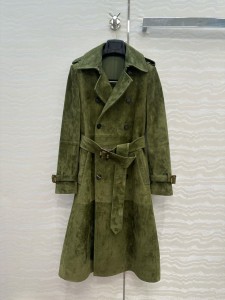 Замшевый плащ Ralph Lauren
