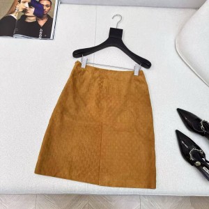 Замшевая юбка Gucci