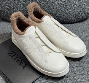 Кеды на меху Zegna