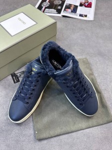 Кеды на меху Tom Ford