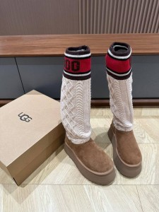 UGG CLASSIC SWEATER LETTER CHESTNUT