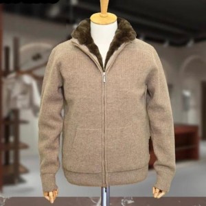 Кофта куртка с мехом кролика Loro Piana