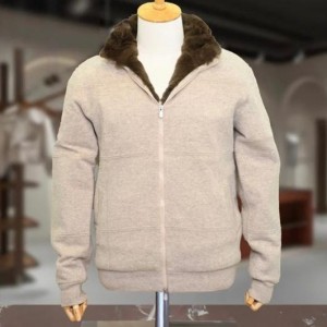 Кофта куртка с мехом кролика Loro Piana