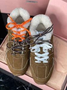 Кроссовки на меху New Balance&Miu Miu