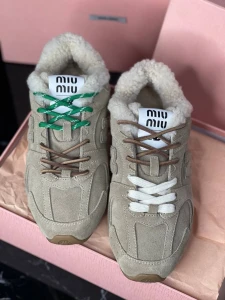 Кроссовки на меху New Balance&Miu Miu