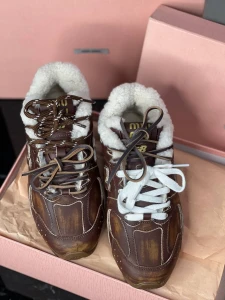 Кроссовки на меху New Balance&Miu Miu