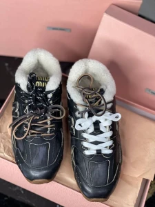 Кроссовки на меху New Balance&Miu Miu