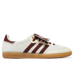 Кеды Wales Bonner X Samba Pony Cream White Кеды Wales Bonner X Samba Pony Cream White