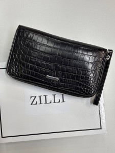 Портмоне из кожи крокодила Zilli