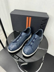 Крокодиловые кеды Zegna