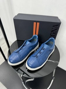 Крокодиловые кеды Zegna