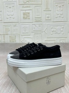 Кеды на меху Brunello Cucinelli