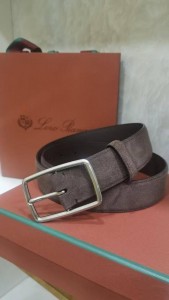 Замшевый ремень Loro Piana