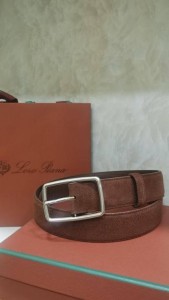 Замшевый ремень Loro Piana
