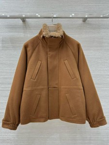 Бомбер с мехом цигейки Loro Piana